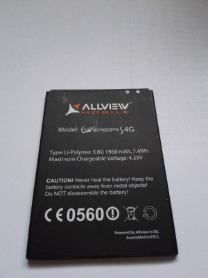 Acumulator Allview VIPER S 4G / Baterie swap / POZE REALE foto