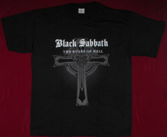 Tricou Black Sabbath - The Rules of Hell ,inclusiv XXXL ,calitate 180 grame foto