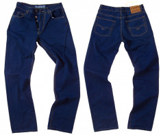 Pantaloni barbati - talie inalta - indigo - FARMS 808 W 31,33 (Art. 348-350) foto