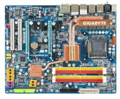 placa de baza Gigabyte GA-X48-DS5 socket 775, chipset X48, FSB1600, tablita I/O foto