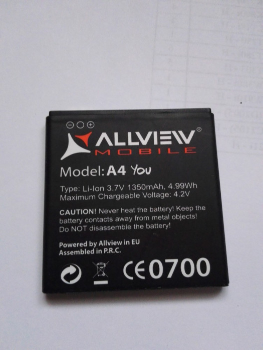 Acumulator Allview A4 YOU / Baterie swap / / POZE REALE