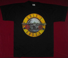 Tricou Guns N Roses - Pistoale si trandafiri,marimea L,dar si XXXL,180 grame foto