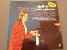 RICHARD CLAYDERMAN - BALLADE POUR ADELINE (1977/ CBS REC/ RFG) - VINIL/VINYL foto