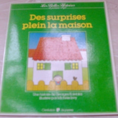 DES SURPRISES PLEIN LA MAISON (CARTE ILUSTRATA PT. COPII/LB. FRANCEZA/1982)