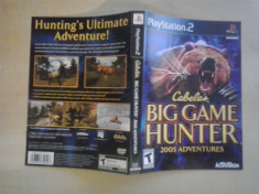 Coperta - Cabala&amp;#039;s Big Hunter Game - Playstation PS2 ( GameLand ) foto