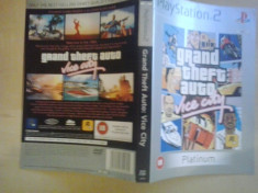 Coperta - Grand Theft Auto - GTA - Vice City PLATINUM - PS2 ( GameLand ) foto