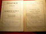 2 Brosuri cu Piese de Teatru St.Fanu Dutulescu cu dedicatie si autograf , 1945