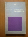 d10 Introducere In Semantica - Tullio De Mauro