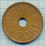 6533 MONEDA - DANEMARCA (DANMARK) - 5 ORE - ANUL 1940 -starea care se vede