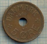 6542 MONEDA - DANEMARCA (DANMARK) - 5 ORE - ANUL 1940 -starea care se vede