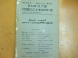 Revista de studii sociologie si muncitoresti 1 mai 1936 numar omagial C. Stere