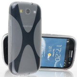 Cumpara ieftin Husa Samsung Galaxy S3 i9300 i9305 i9301 + incarcator auto + folie + stylus, Transparent, Gel TPU
