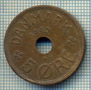 6531 MONEDA - DANEMARCA (DANMARK) - 5 ORE - ANUL 1940 -starea care se vede