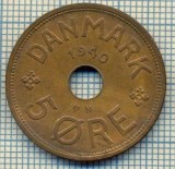 6539 MONEDA - DANEMARCA (DANMARK) - 5 ORE - ANUL 1940 -starea care se vede, Europa