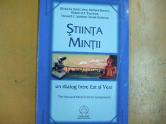 Stiinta mintii un dilaog intre est si vest Dalai Lama H. Benson R. Thurman 2006 foto