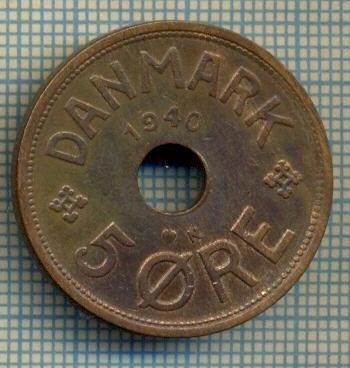 6536 MONEDA - DANEMARCA (DANMARK) - 5 ORE - ANUL 1940 -starea care se vede foto