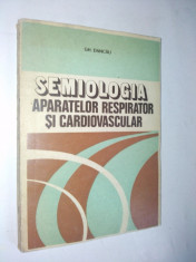 Semiologia aparatelor respirator si cardiovascular - Gh. Dancau - 1981 foto