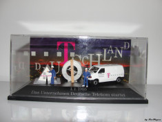 Macheta Minidiorama VW T4 Telekom Herpa 1/87 foto