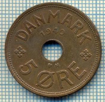 6532 MONEDA - DANEMARCA (DANMARK) - 5 ORE - ANUL 1940 -starea care se vede