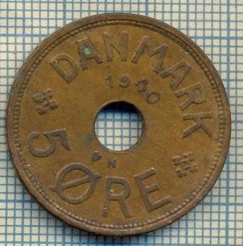 6541 MONEDA - DANEMARCA (DANMARK) - 5 ORE - ANUL 1940 -starea care se vede