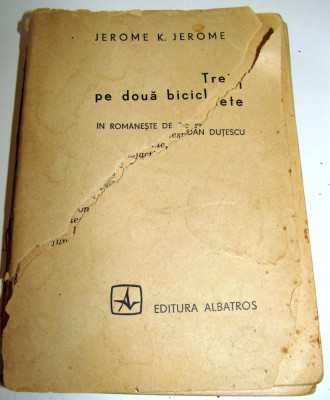 Trei pe doua biciclete - Jerome K. Jerome foto