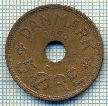 6521 MONEDA - DANEMARCA (DANMARK) - 5 ORE - ANUL 1940 -starea care se vede