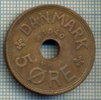 6519 MONEDA - DANEMARCA (DANMARK) - 5 ORE - ANUL 1940 -starea care se vede foto