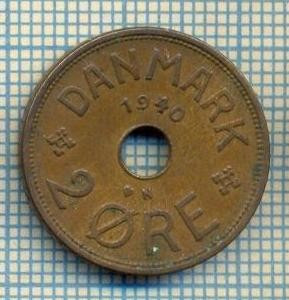 6511 MONEDA - DANEMARCA (DANMARK) - 2 ORE - ANUL 1940 -starea care se vede foto