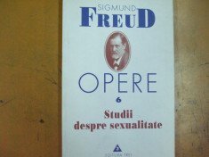 Freud Sigmund Opere 6 studii despre sexualitate Bucuresti 1999 foto
