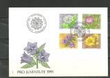 Elvetia 1991 &ndash; FLORA. FLORI DE GRADINA, FDC (12)