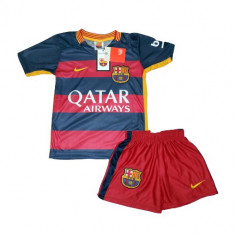 Tricou+Sort(Set) Copii Nike Barcelona 2015/16(NR 10 Messi) foto