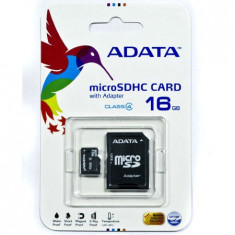 MICRO SD CARD 16GB CLASS 4 CU ADAPTOR ADATA foto