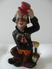 Frumos clown din ceramica, stare perfecta, de colectie/decor. foto
