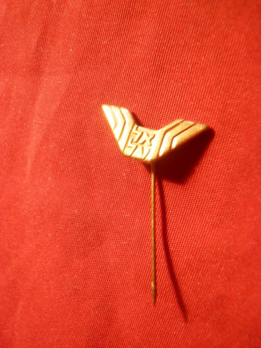 Insigna de Aviatie Israel , L= 1,8 cm , metal aurit