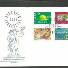 Elvetia 1968 – ANIVERSARI EVENIMENTE, FDC (15)