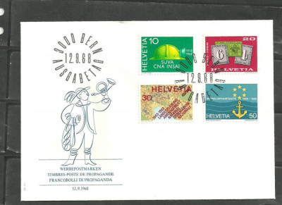 Elvetia 1968 &amp;ndash; ANIVERSARI EVENIMENTE, FDC (15) foto