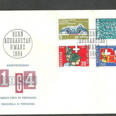 Elvetia 1964 – ANIVERSARI, FDC (9)