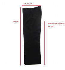 Pantalon 3 sferturi Negru Office Casual Dama - Atmosphere, marime 36 foto