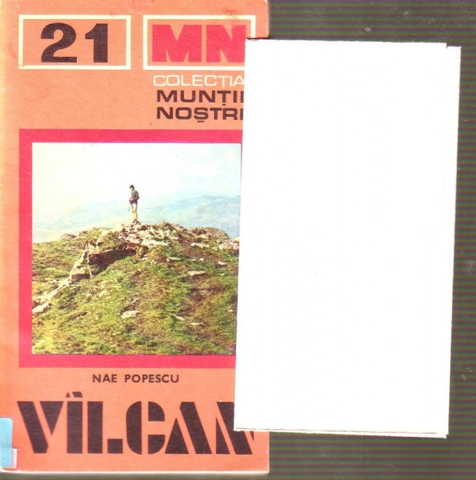Muntii nostri - Valcan cu harta foto mare Muntii nostri - Valcan cu harta foto mare