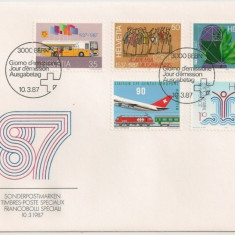 Elvetia 1987 – ANIVERSARI, FDC (13)