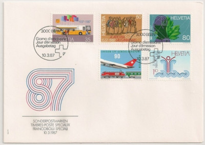 Elvetia 1987 &amp;ndash; ANIVERSARI, FDC (13) foto