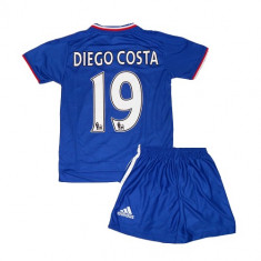 Tricou+Sort(Set) Copii Adidas Chelsea 2015/16(Nr 19 Diego Costa) foto