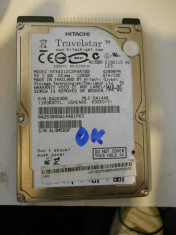 HDD Laptop 2.5&amp;quot; IDE ATA 120 GB Hitachi Travelstar HTS421212H9AT00 4200 RPM 8 MB foto