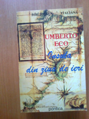 d10 Umberto Eco - Insula din ziua de ieri foto