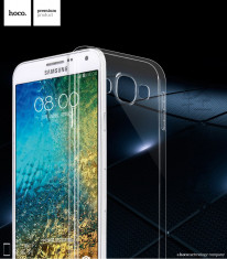 Husa PREMIUM HOCO Light SAMSUNG GALAXY E7, ultra slim, culoare TRANSPARENT foto