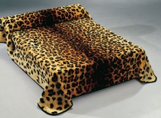PATURA LEOPARD ANIMAL PRINT COLORATA 220X240 CM (SPANIA) foto