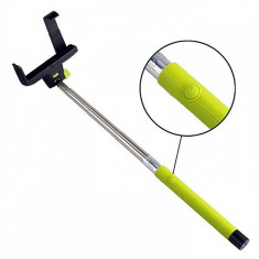 Selfie stick bluetooth cu buton pe maner foto