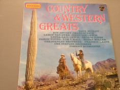 COUNTRY &amp;amp; WESTERN GREATS (1973/ PHILIPS REC/ RFG)- VINIL/IMPECABIL/VINYL/COUNTRY foto