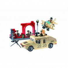 Hummer joc de construit tip LEGO Armata 323 piese Enlighten Combat Zones 817 foto