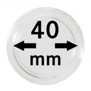 CAPSULE pentru monede , pvc , LINDNER ? 40 mm foto